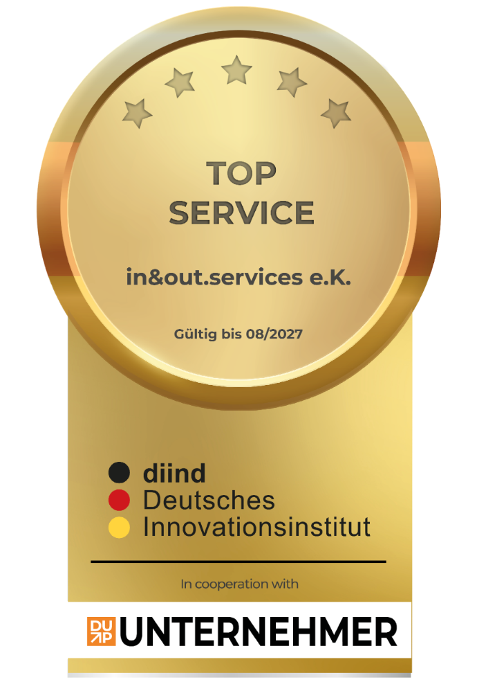 Auszeichnung Top Service